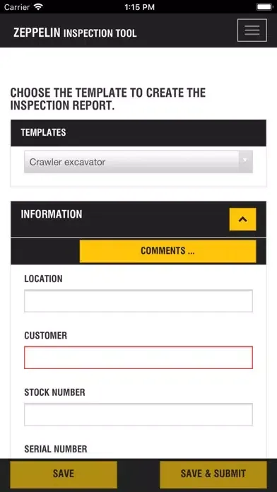 Zeppelin Inspection Tool Screenshots