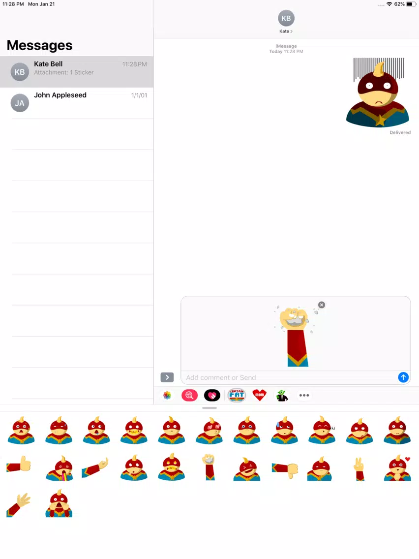 تصاویر Captain Fat iPad 