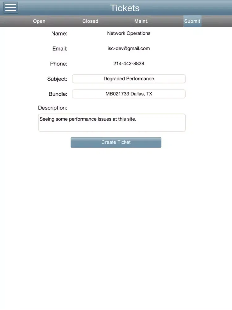Masergy ISC iPad 應用截圖
