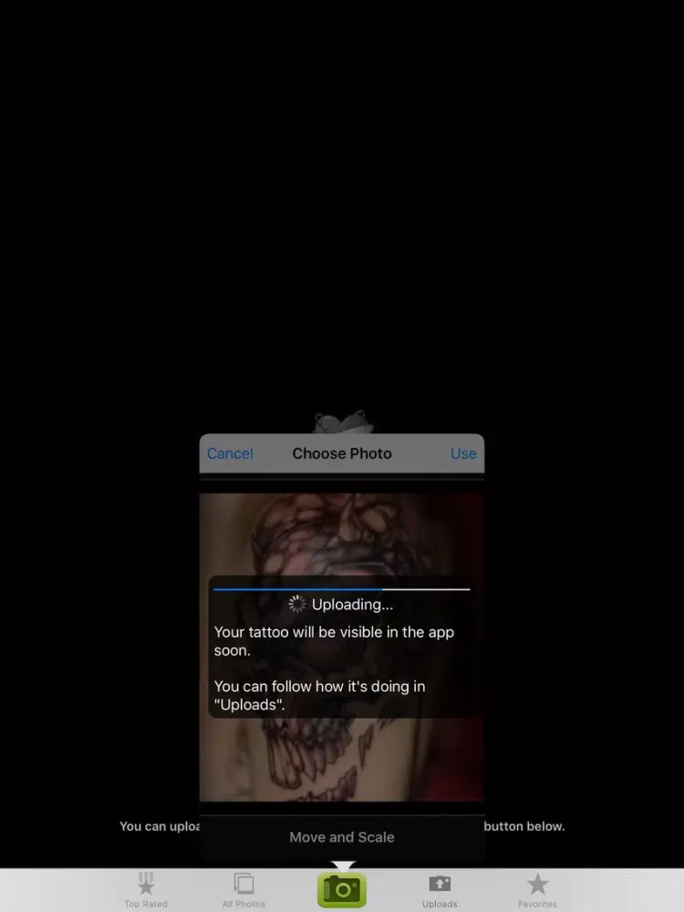Tangkapan skrin Top Tattoos iPad 