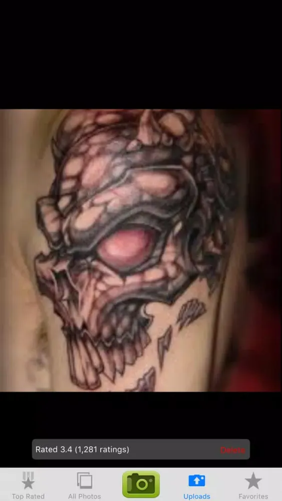 Tangkapan skrin Top Tattoos