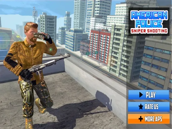 American Police Ghost Sniper iPad  Screenshots