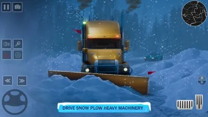 Ảnh chụp màn hình của Heavy Excavator Snow Plow Sim
