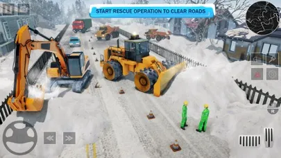 Ảnh chụp màn hình của Heavy Excavator Snow Plow Sim