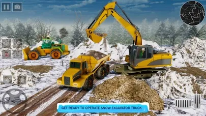 Ảnh chụp màn hình của Heavy Excavator Snow Plow Sim