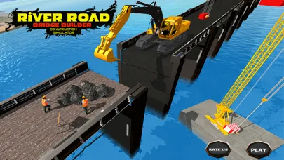 Capturas de pantalla de River Road Bridge Builder: Construction Simulator