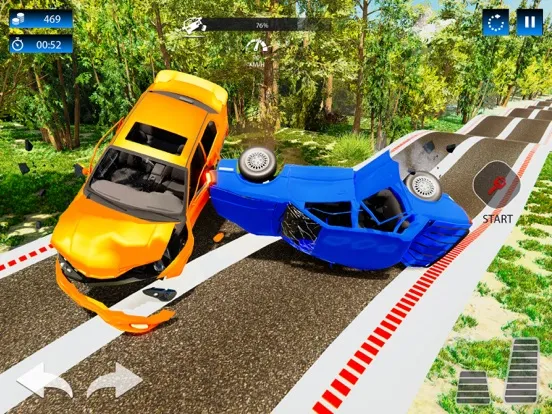 Road Bump Car Crash Beam Drive iPad 應用截圖