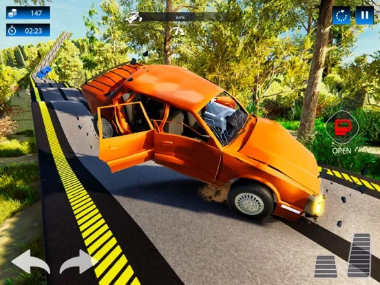 Road Bump Car Crash Beam Drive iPad 應用截圖