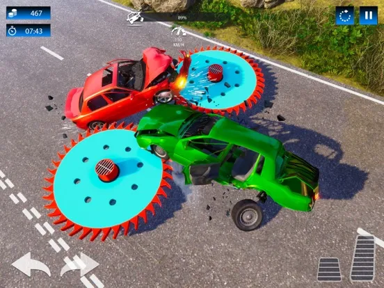 Road Bump Car Crash Beam Drive iPad 應用截圖