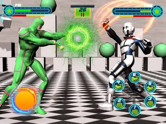 Robot vs Superhero Fighting 3D iPad  Screenshots