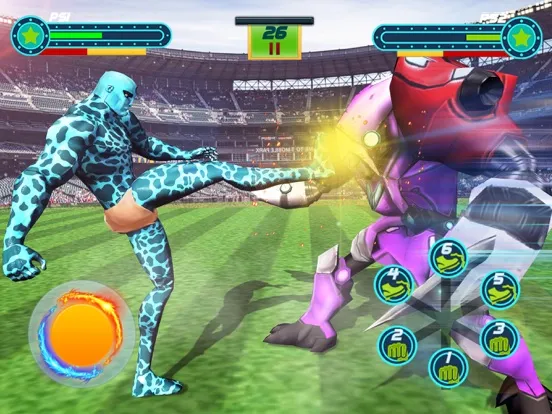 Robot vs Superhero Fighting 3D iPad  Screenshots