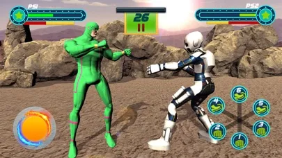 Robot vs Superhero Fighting 3D Screenshots