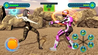Robot vs Superhero Fighting 3D Screenshots