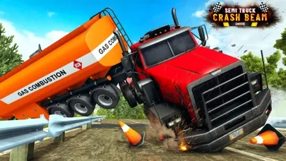 Capturas de pantalla de Semi Truck Crash Beam Drive