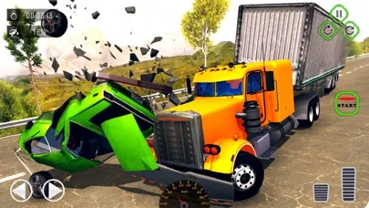 Capturas de pantalla de Semi Truck Crash Beam Drive