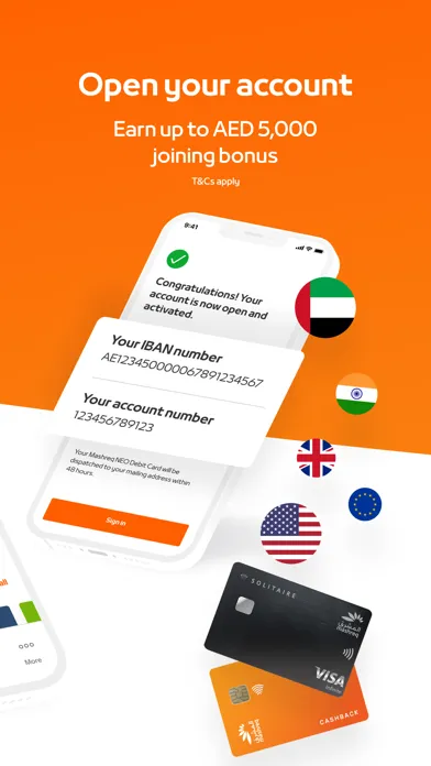 Capturas de tela do Mashreq UAE