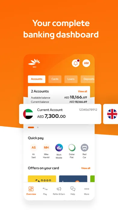 Capturas de tela do Mashreq UAE