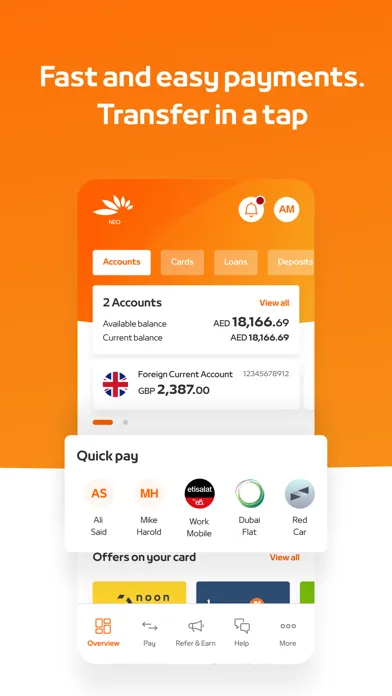 Capturas de tela do Mashreq UAE