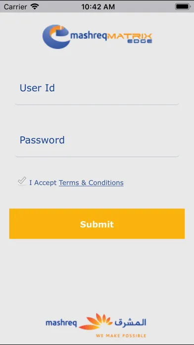 Screenshot di Mashreq EDGE