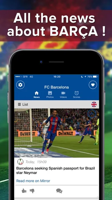 Barcelona Addict : News, videos and alerts Screenshots