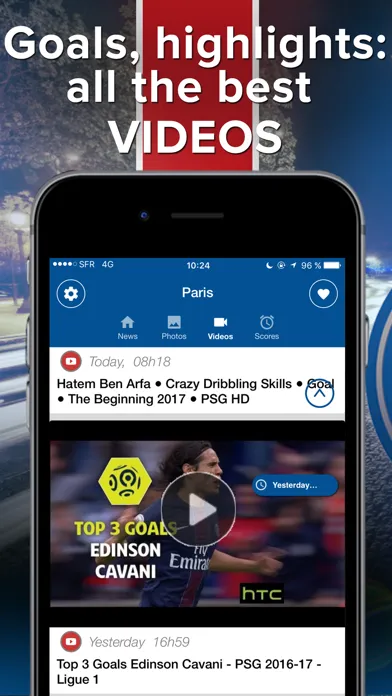 Paris Addict : News, videos and alerts应用截图