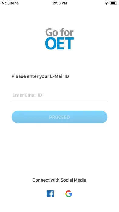 Screenshot di Go for OET