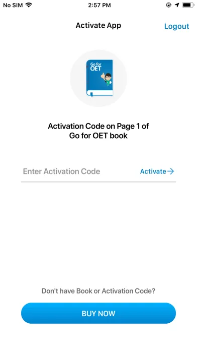 Screenshot di Go for OET
