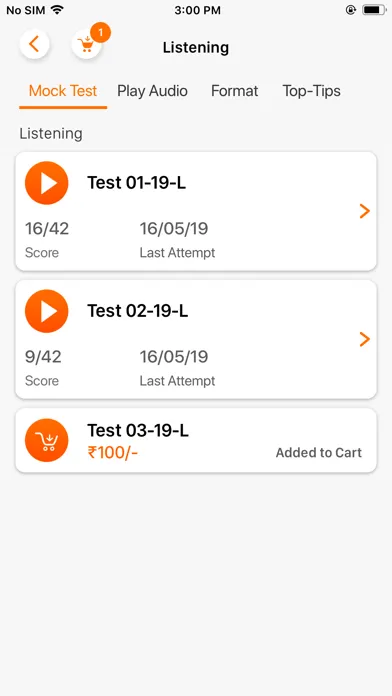 Screenshot di Go for OET