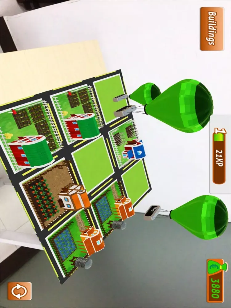 Tangkapan layar AR-C iPad 