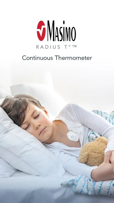 Ảnh chụp màn hình của Masimo Radius T°