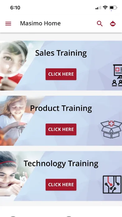 Masimo U سکرین شاٹس