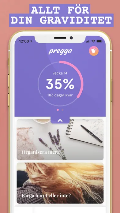 Скриншоты Preggo – Gravid & Lifestyle