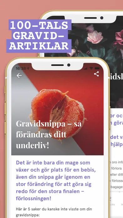Скриншоты Preggo – Gravid & Lifestyle
