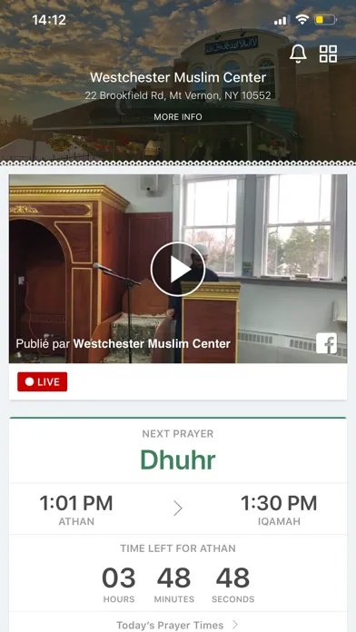 Captures d'écran de Westchester Muslim Center