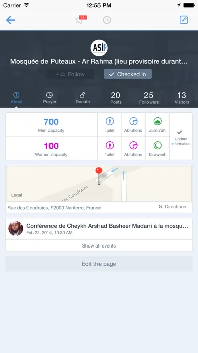 Masjidway : The islamic social network স্ক্রিনশট