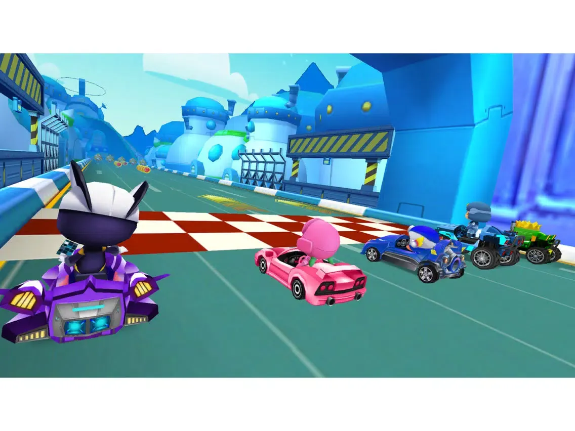 Masked Heroes: 3D Kart Racing iPad  স্ক্রিনশট