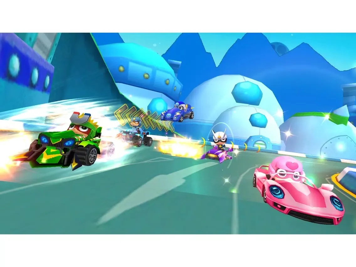 Masked Heroes: 3D Kart Racing iPad  স্ক্রিনশট
