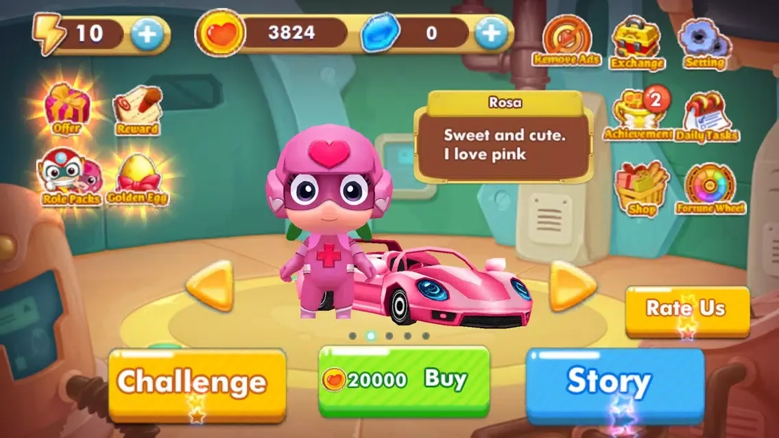 Masked Heroes: 3D Kart Racing স্ক্রিনশট