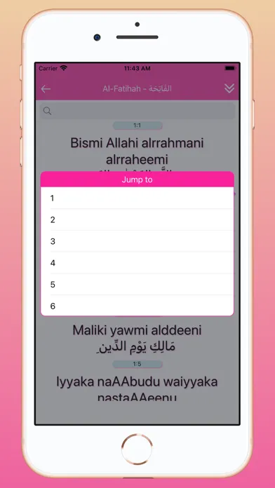 Tangkapan skrin Quran App - English