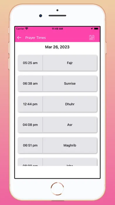 Tangkapan skrin Quran App - English