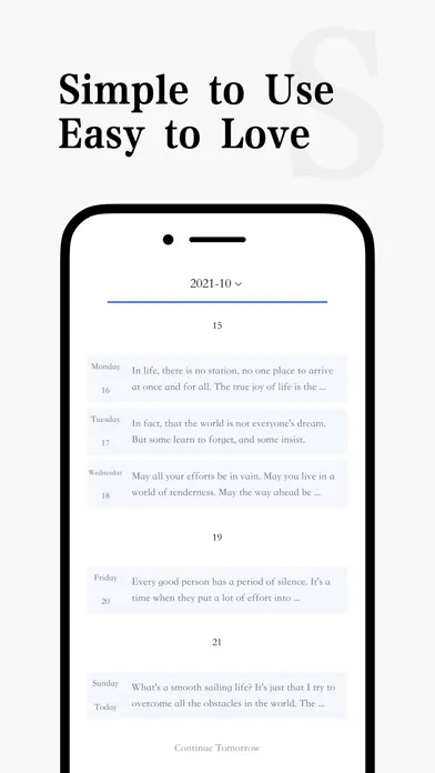 OneDay - Diary Journal Screenshots