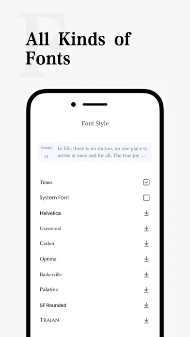 OneDay - Diary Journal Screenshots