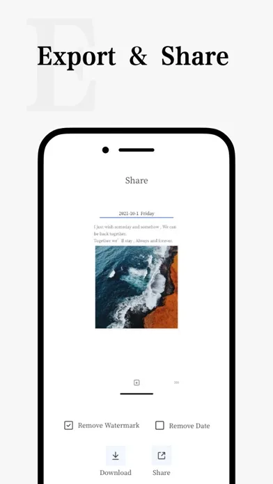 OneDay - Diary Journal Screenshots