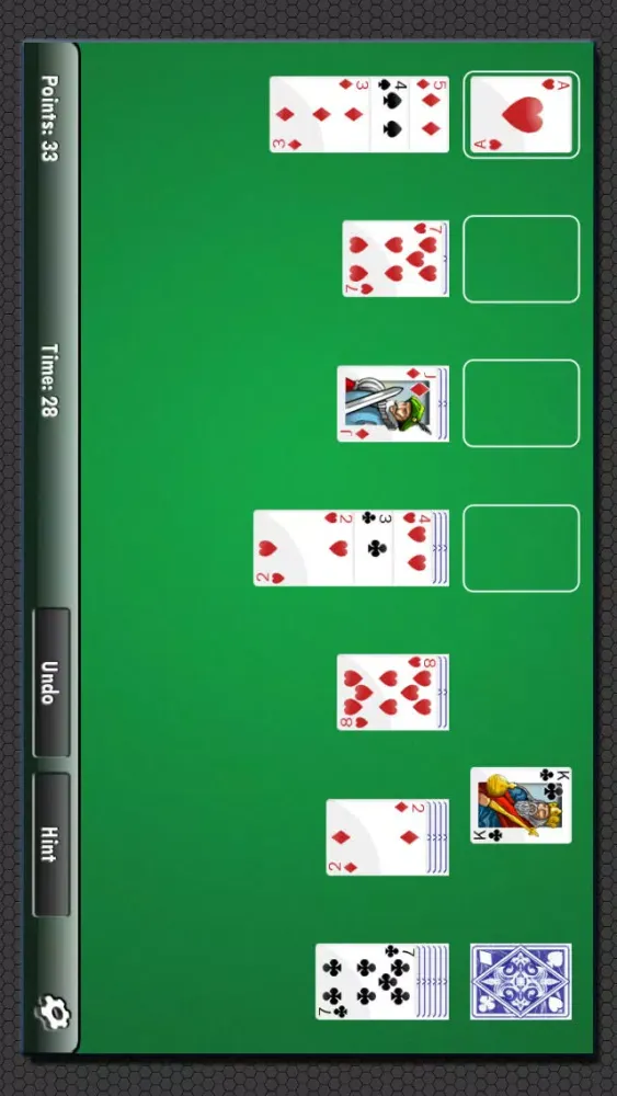 Zrzuty ekranu Solitaire FREE! + 4 extra games
