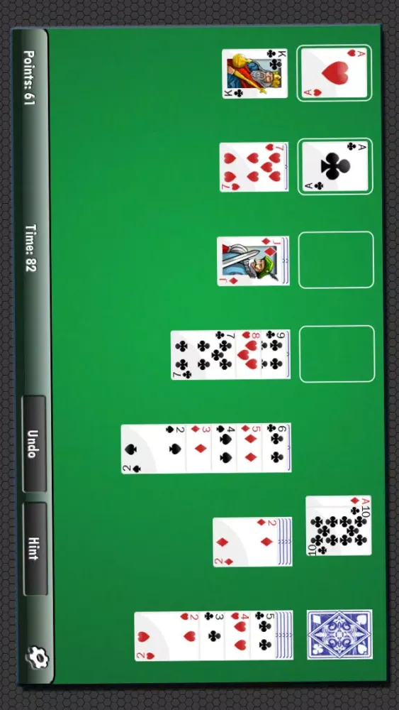 Zrzuty ekranu Solitaire FREE! + 4 extra games