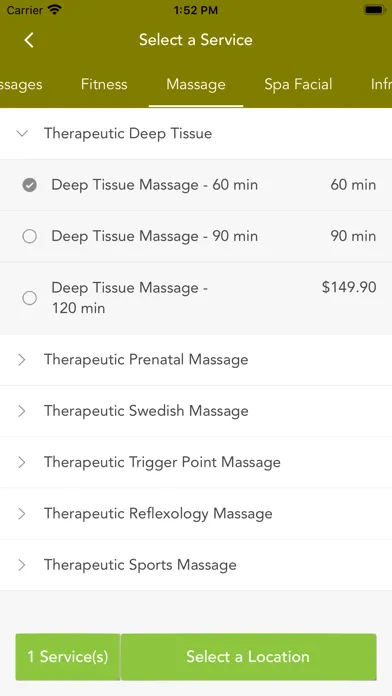 Massage Green Spa Screenshots