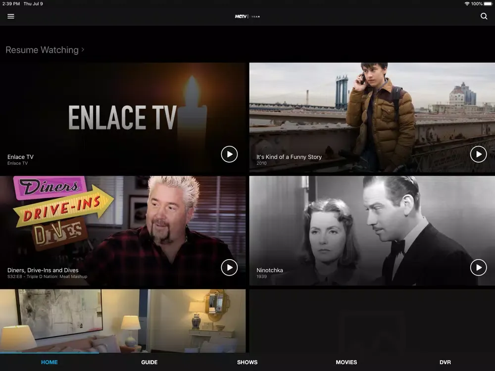 MCTV Stream iPad  স্ক্রিনশট