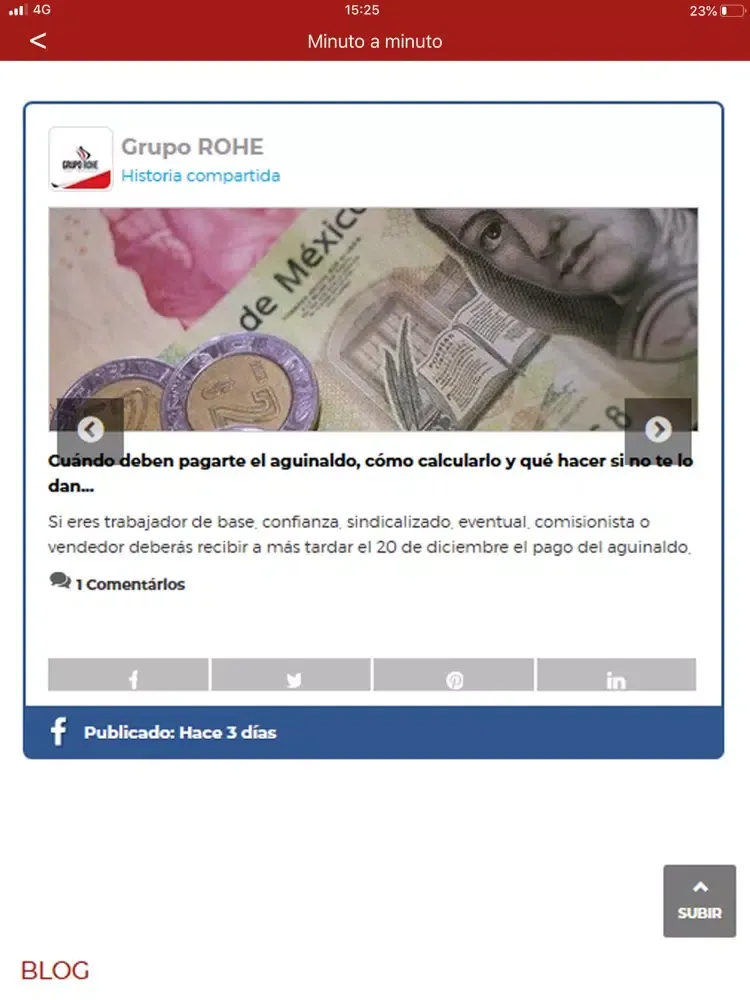 Grupo ROHE iPad  Screenshots