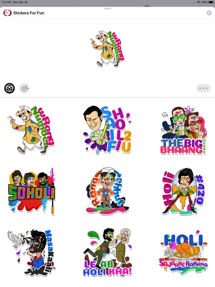 Stickers For Fun iPad 应用截图