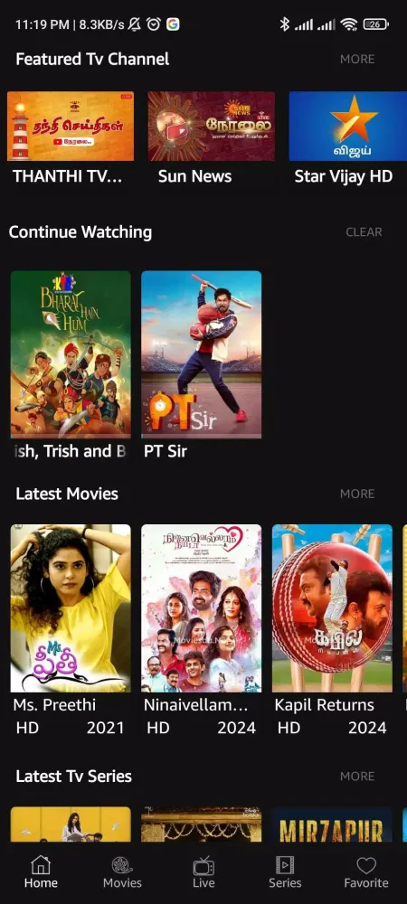 Ảnh chụp màn hình của M Tube - Movies & TV Shows